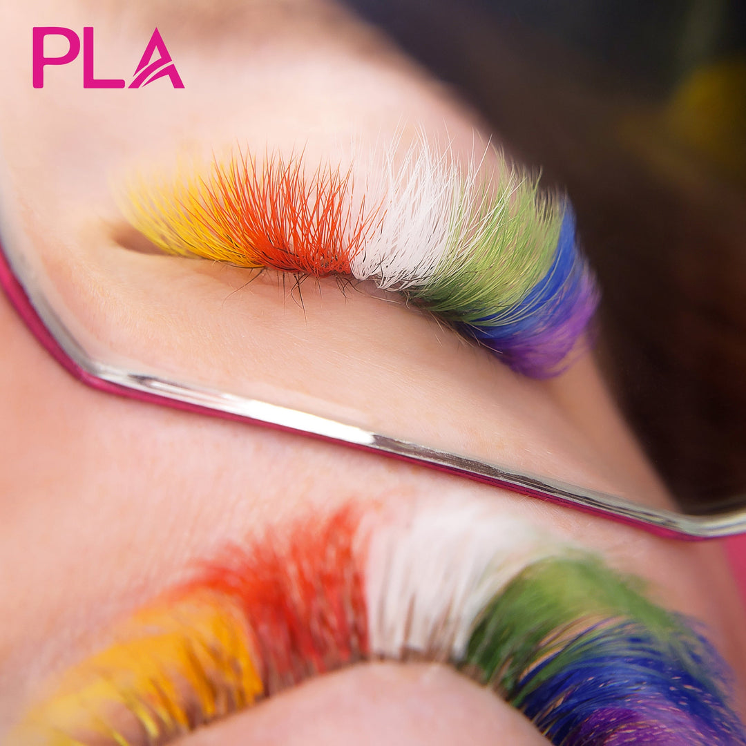 Colored Lashes To Spice Up Your Lash Sets From PLA Beauty Inc.