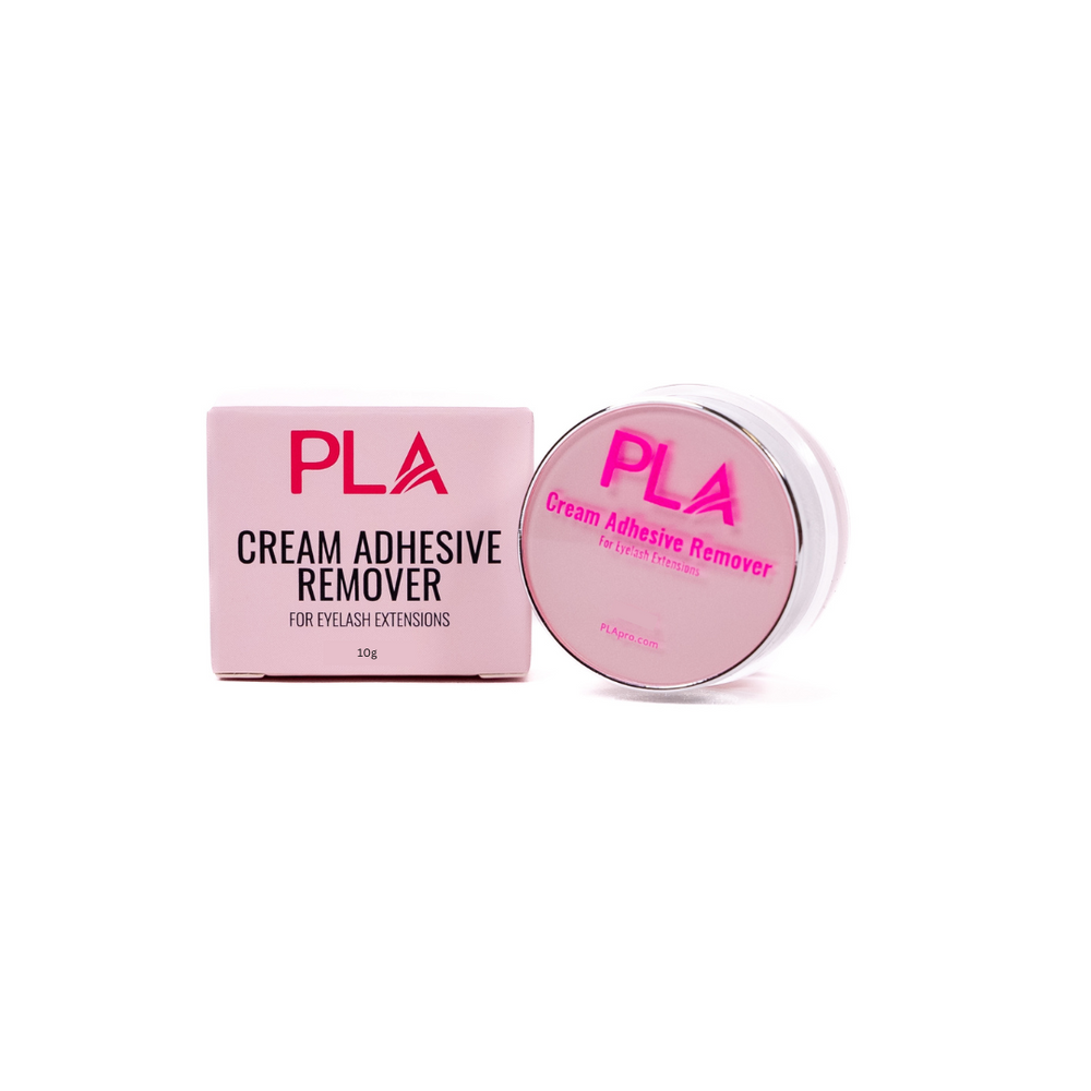 PLA Lash Remover Cream - 10g (front view of the can and box)