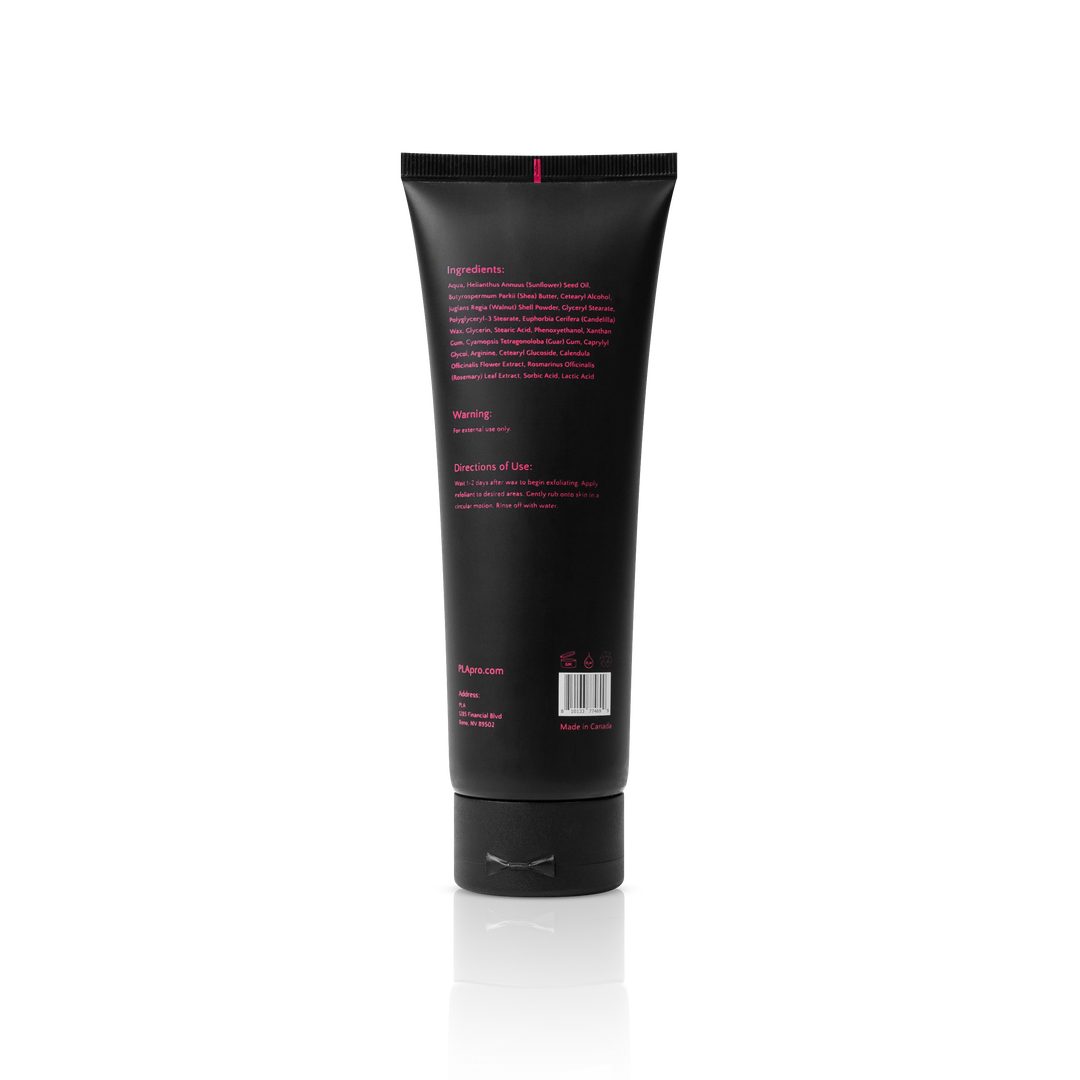PLA Exfoliating Cream (back view of the tube)