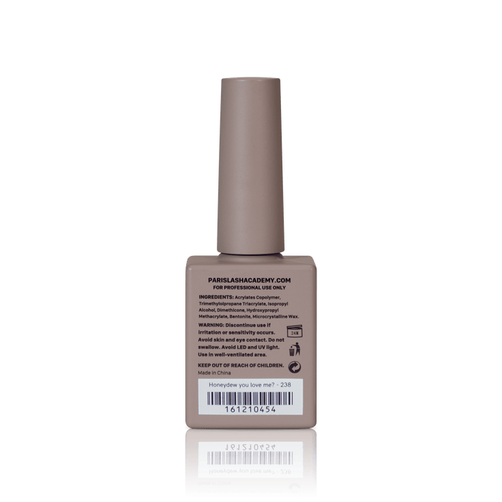 Nude nail colors from PLA: Honeydew You Love Me? #238 (gel, back view)