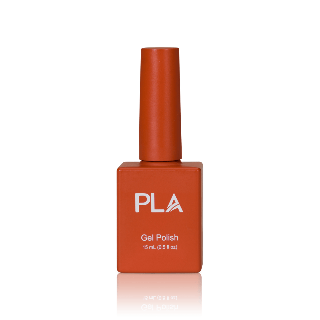 Fall nail polish colors from PLA: Squash Goals #259 (gel, front view)