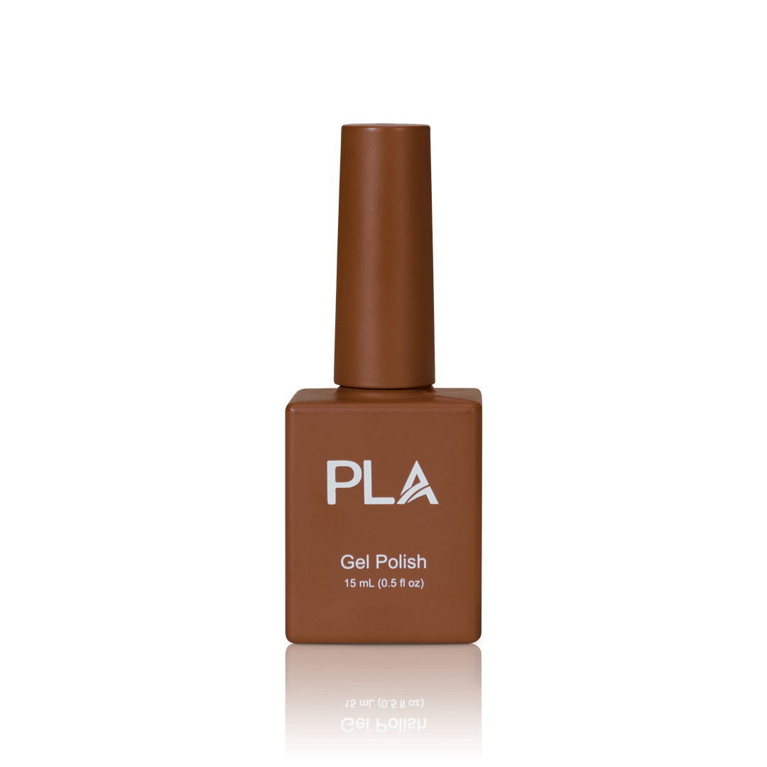 Fall nail polish colors from PLA: Spice, Spice, Baby #264 (gel, front view)