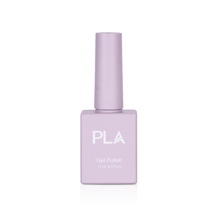 Pastel nail polish from PLA: Turnip The Beet #01 (gel, front view)