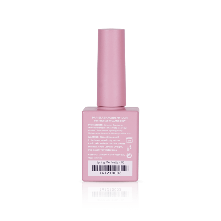 Pastel nail polish from PLA: Spring Me Pretty #02 (gel, back view)