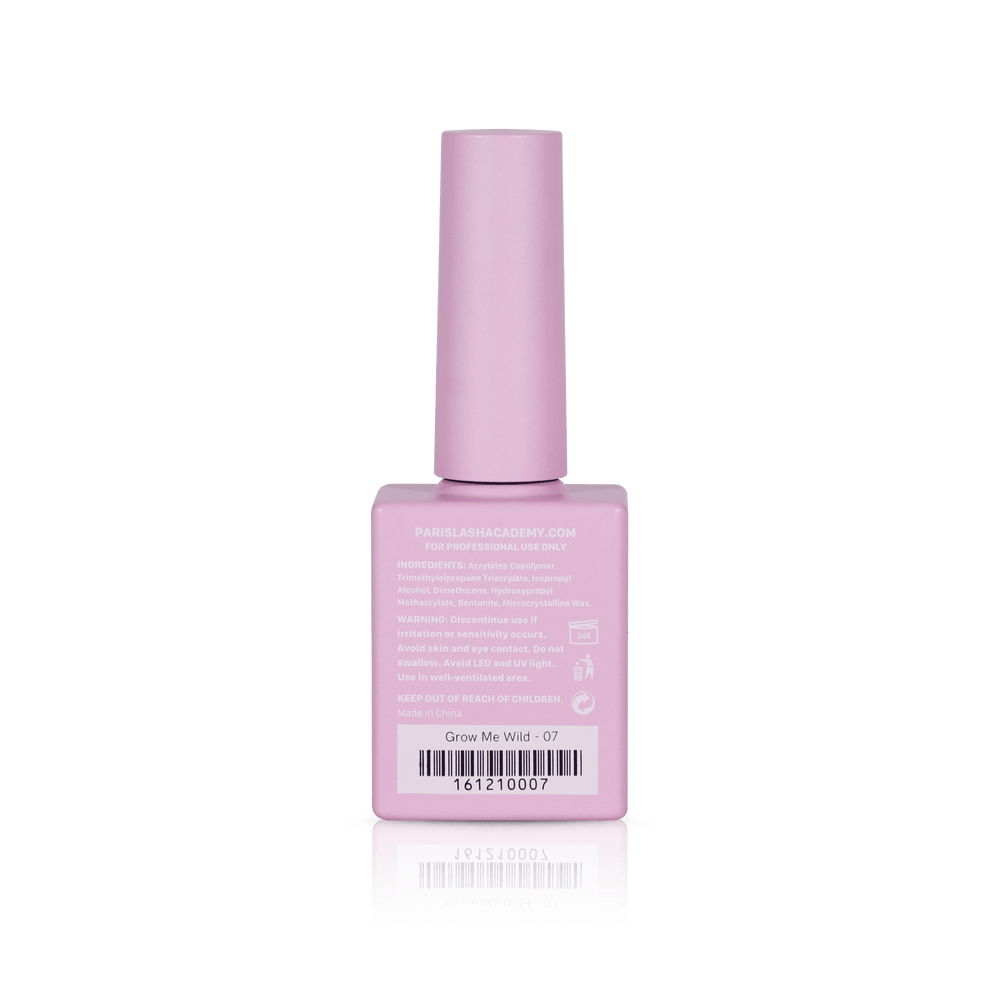 Pastel nail polish from PLA: Grow Me Wild #07 (gel, back view)
