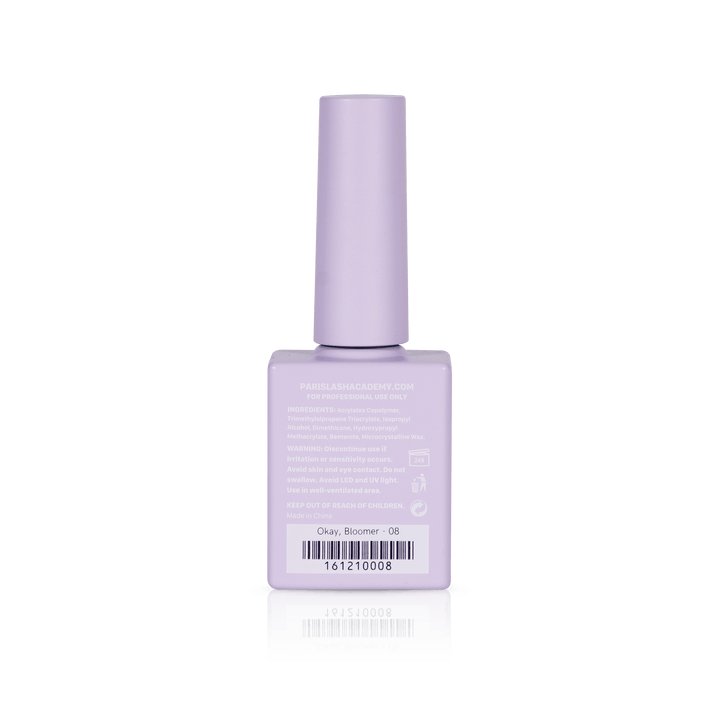 Pastel nail polish from PLA: Okay, Bloomer #08 (gel, back view)