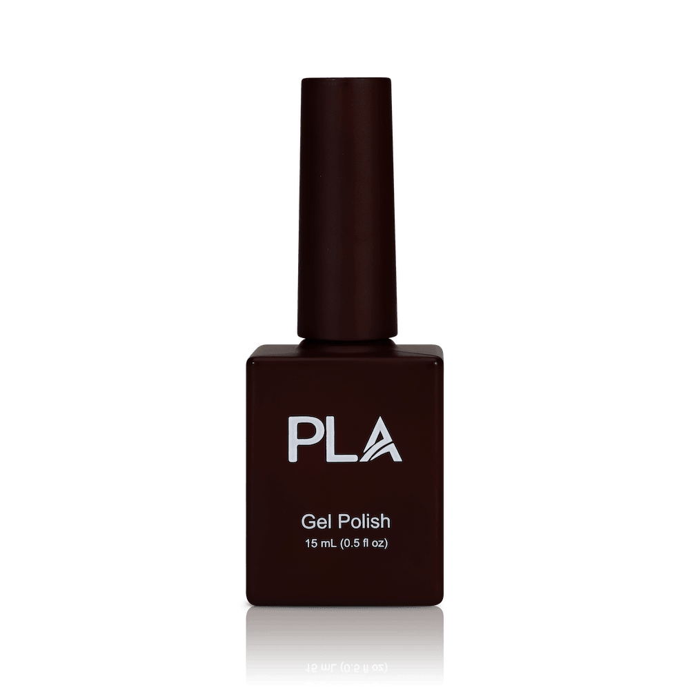 Holiday nail colors from PLA: I Sleigh, I Sleigh #126 (gel, front view)