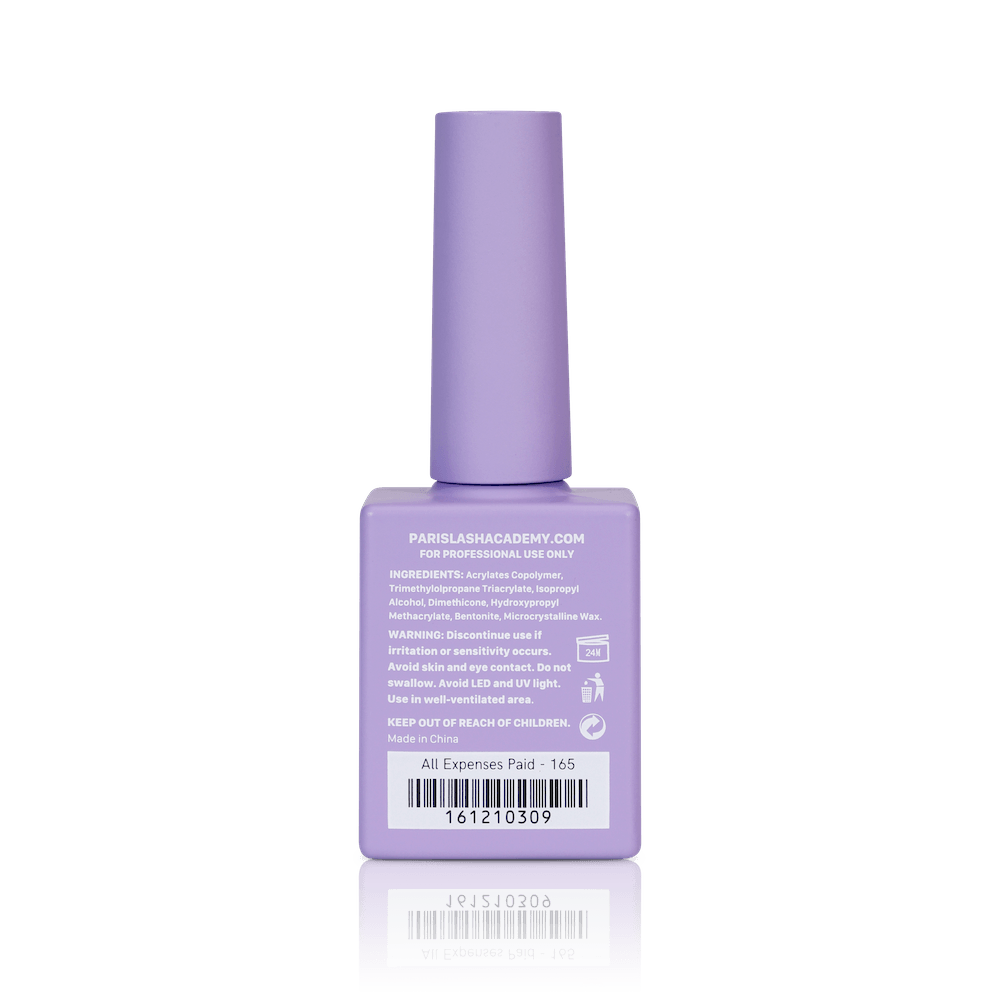 Classic colors nail polish from PLA: All Expenses Paid #165 (gel, back view)