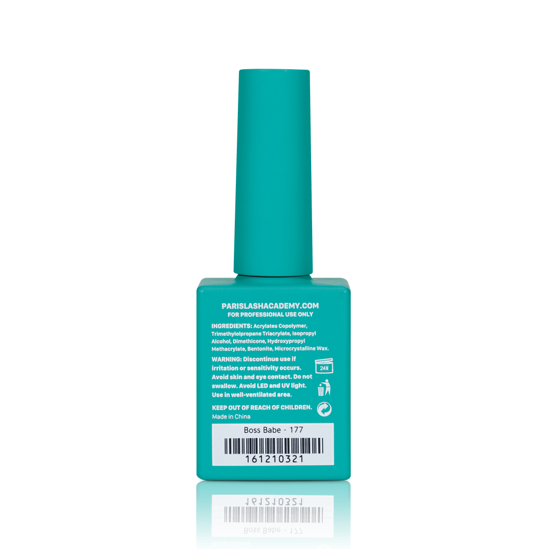 Classic colors nail polish from PLA: Boss Babe #177 (gel, back view)