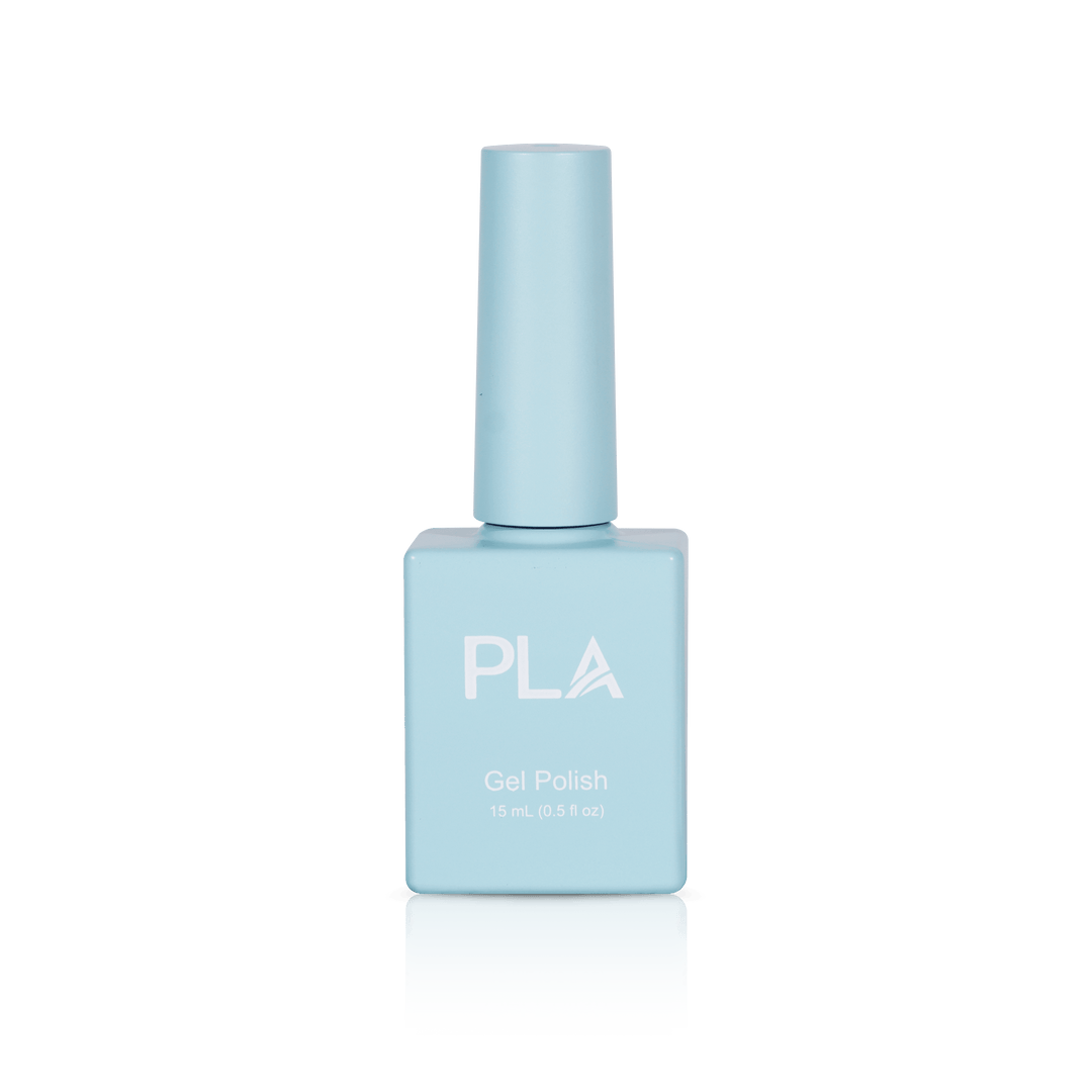 Pastel nail polish from PLA: Succa For Blue #25 (gel, front view)