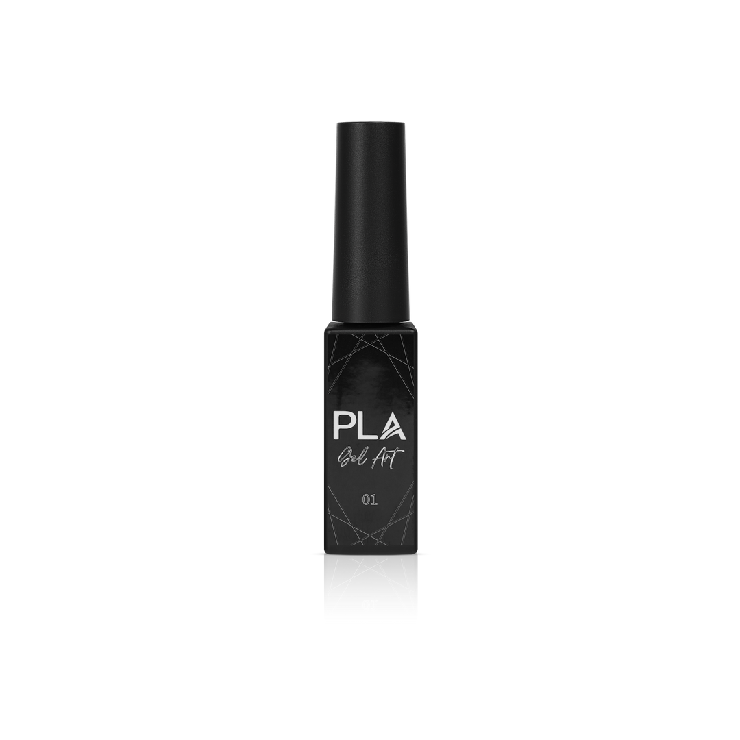 Nail liner for gel polish from Paris Lash Academy (black, front view)